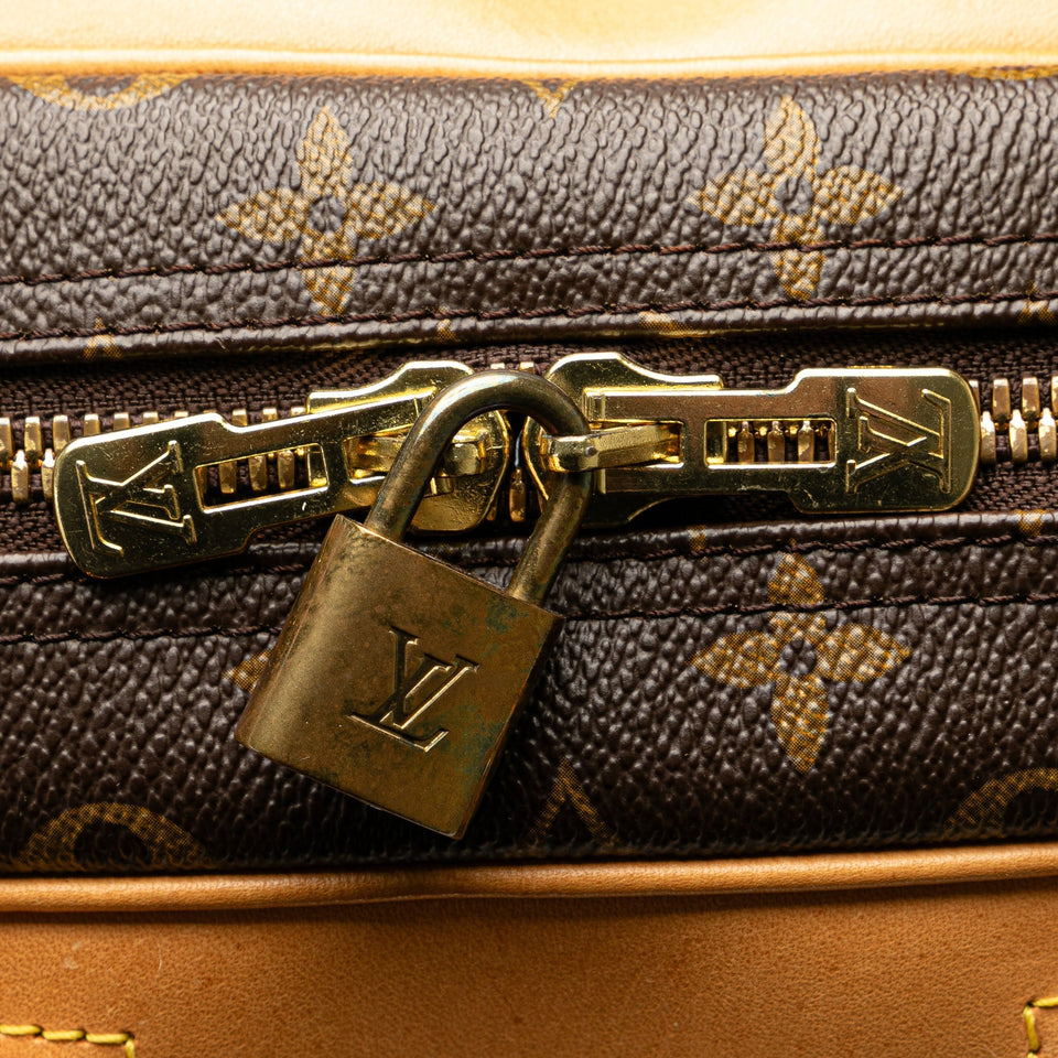 Brown Louis Vuitton Monogram Evasion Travel Bag