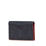 Blue Louis Vuitton Monogram Empreinte Multicartes Card Holder