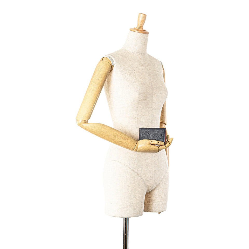 Blue Louis Vuitton Monogram Empreinte Multicartes Card Holder