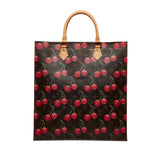 LOUIS VUITTON x Takashi Murakami Monogram Cerises Sac Plat Tote Bag