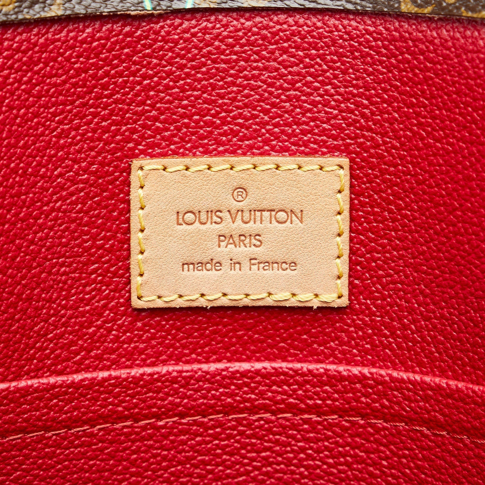 LOUIS VUITTON x Takashi Murakami Monogram Cerises Sac Plat Tote Bag