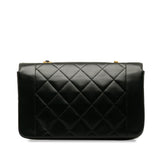 Chanel Diana Small Black Lambskin Gold