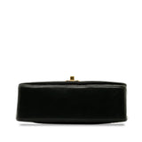 Chanel Diana Small Black Lambskin Gold