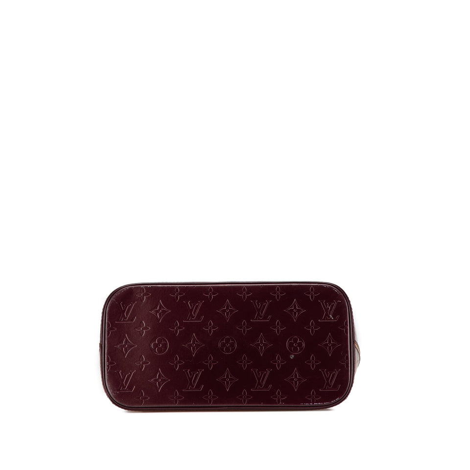 Red Louis Vuitton Monogram Mat Stockton Tote Bag