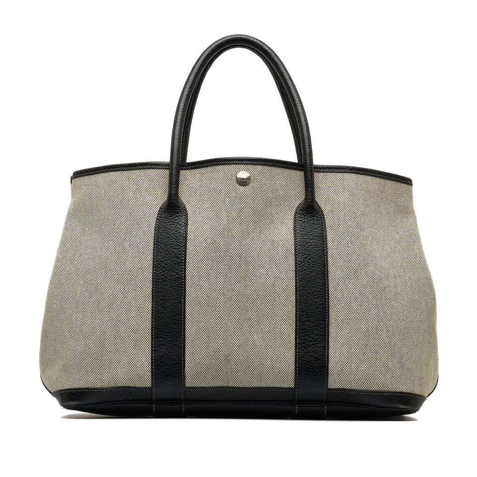 Brown Hermes Toile Garden Party 39 Tote Bag