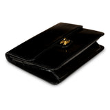 Classic Clutch on Chain - Patent Black