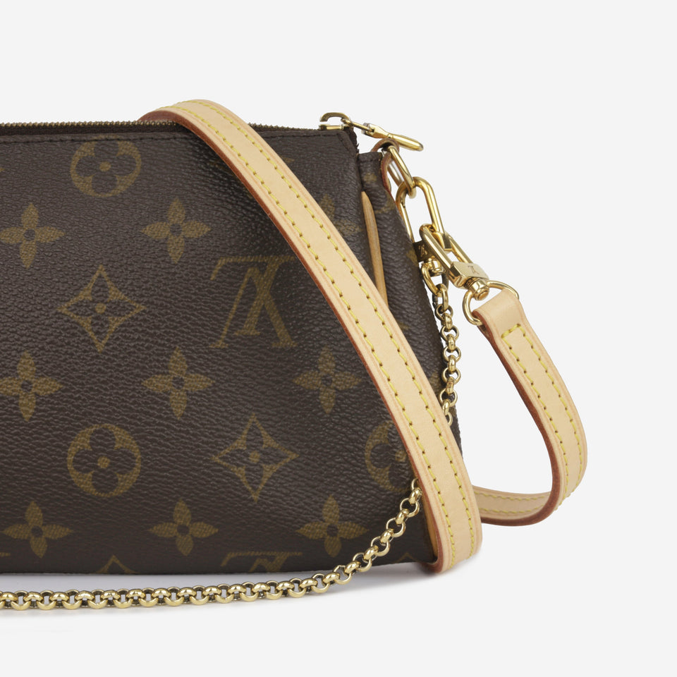 Eva clutch strap - Beige Vachetta