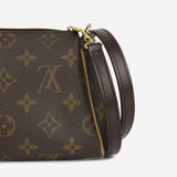 Eva clutch strap - Brown Calfskin