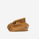 Medium First Clutch - Tan