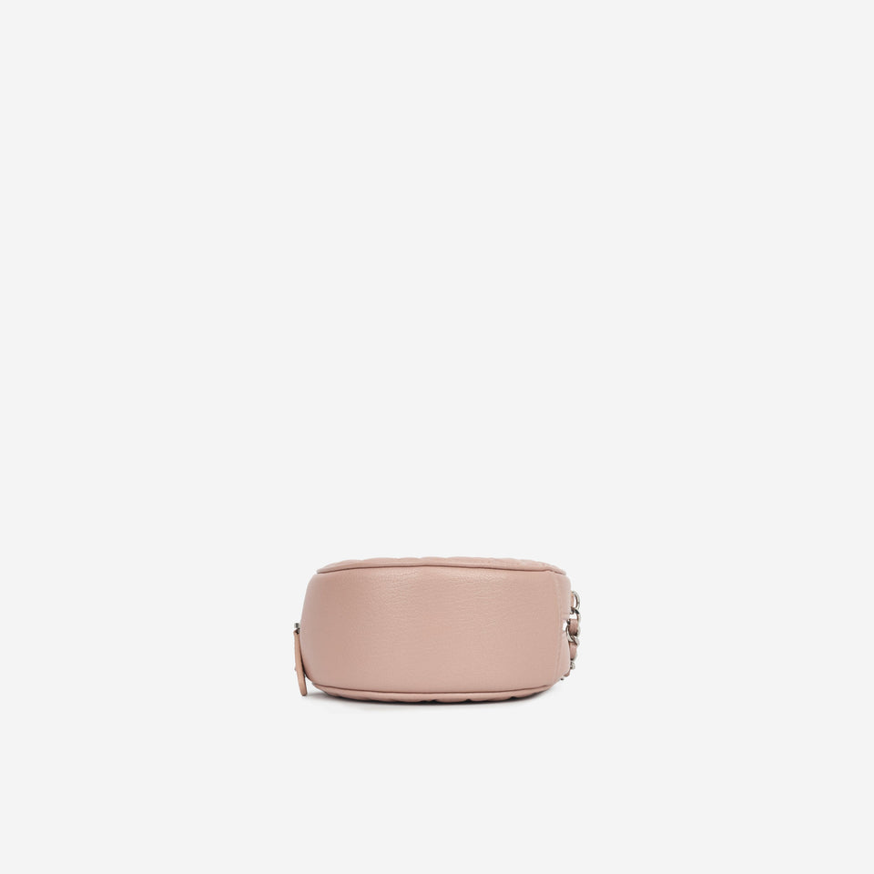 Camellia Clutch on Chain - Pink