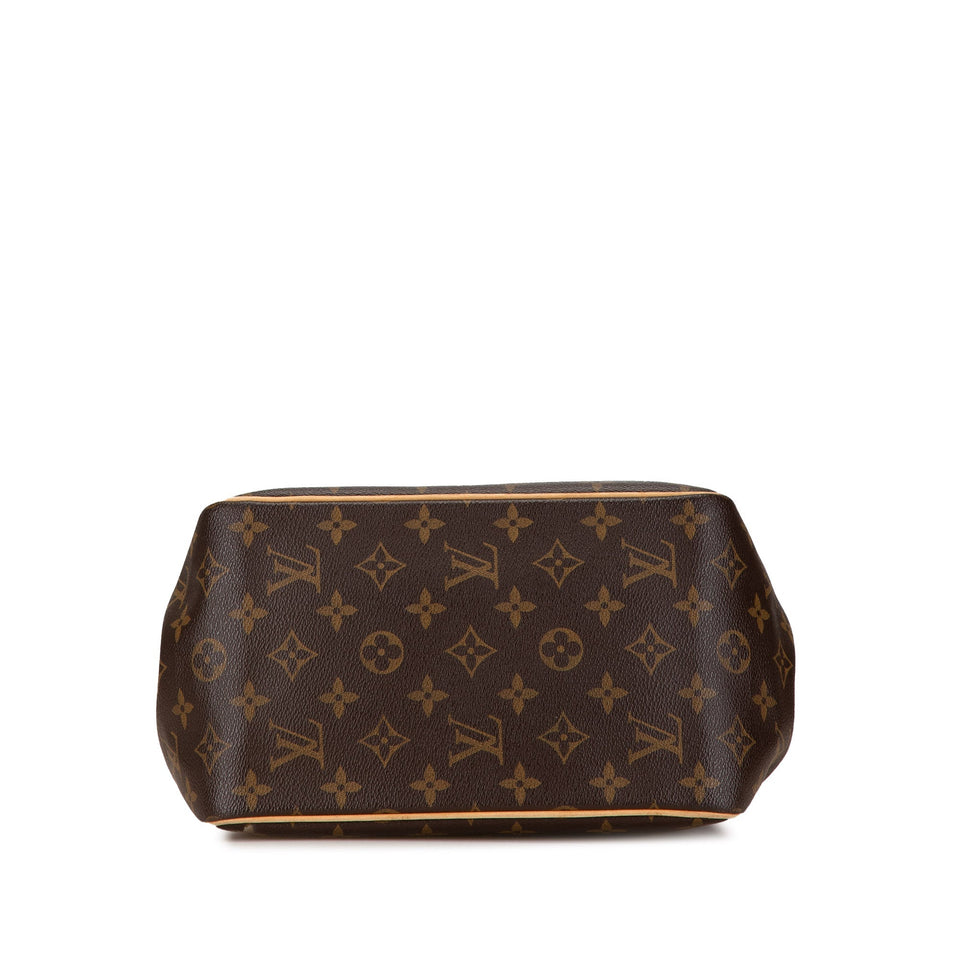 Brown Louis Vuitton Monogram Batignolles Vertical PM Handbag