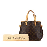 Brown Louis Vuitton Monogram Batignolles Vertical PM Handbag