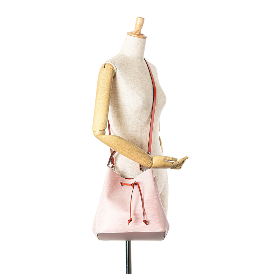 Pink Louis Vuitton Epi Neonoe Bucket Bag