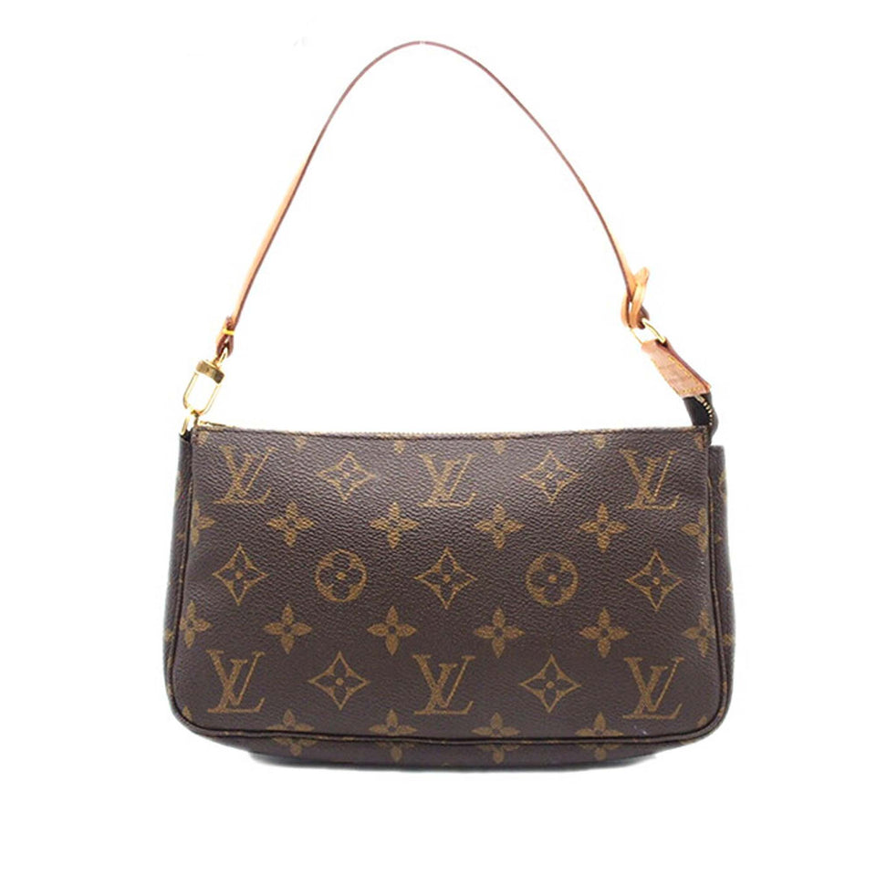 Brown Louis Vuitton Monogram Pochette Accessoires Shoulder Bag