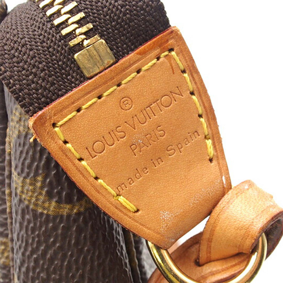 Brown Louis Vuitton Monogram Pochette Accessoires Shoulder Bag