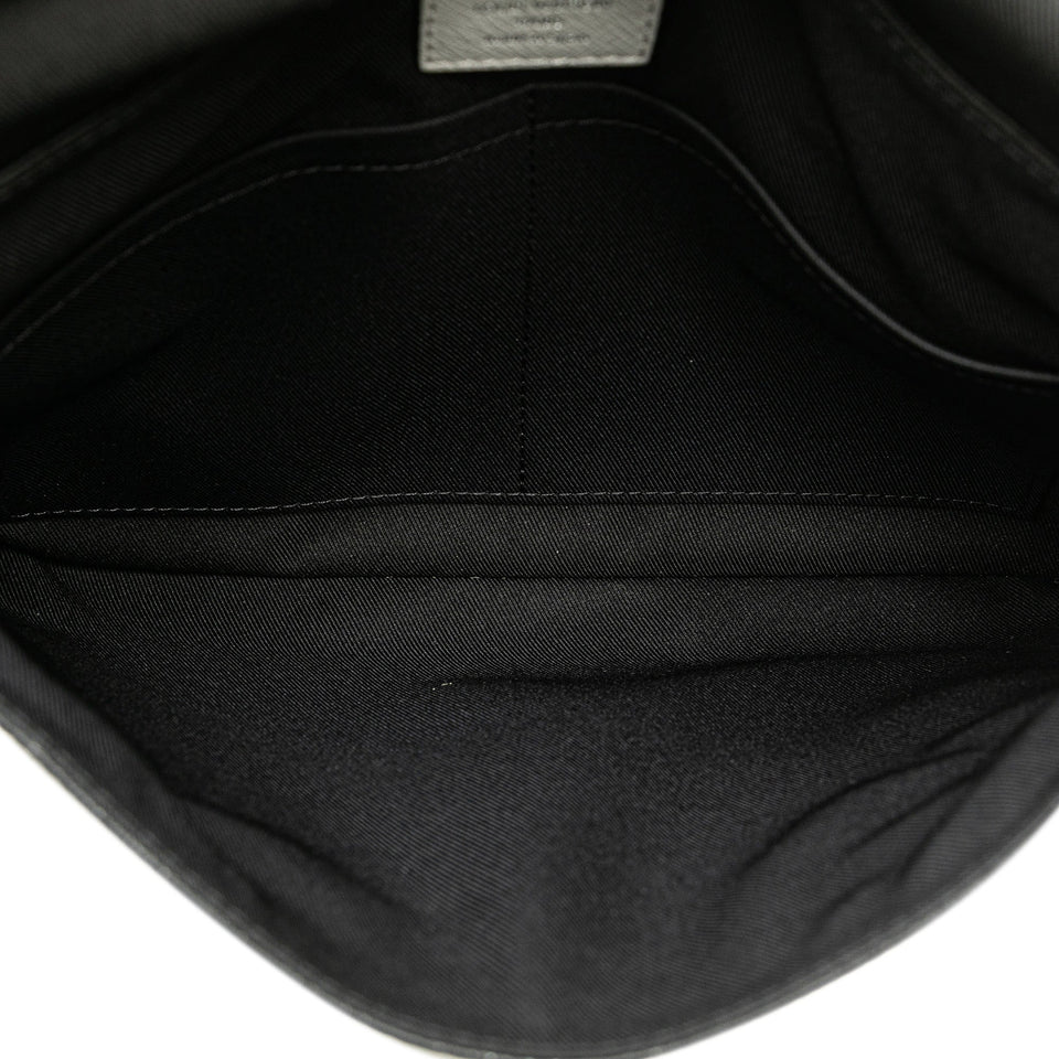 White Louis Vuitton Taigarama Outdoor Flap Messenger Crossbody Bag