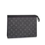Louis Vuitton Pochette Voyage MM Monogram Eclipse Canvas Wallet