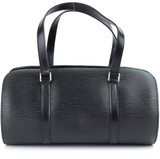 Louis Vuitton Soufflot Bag Black Epi Leather Noir