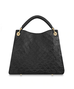 Louis Vuitton artsy mm monogram empreinte leather black