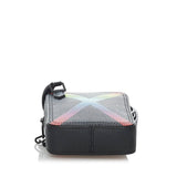 Black Louis Vuitton Taiga Rainbow Danube Crossbody Bag