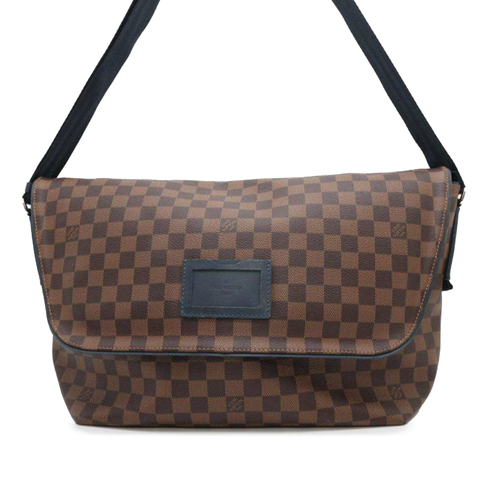 Brown Louis Vuitton Damier Ebene Sprinter GM Satchel