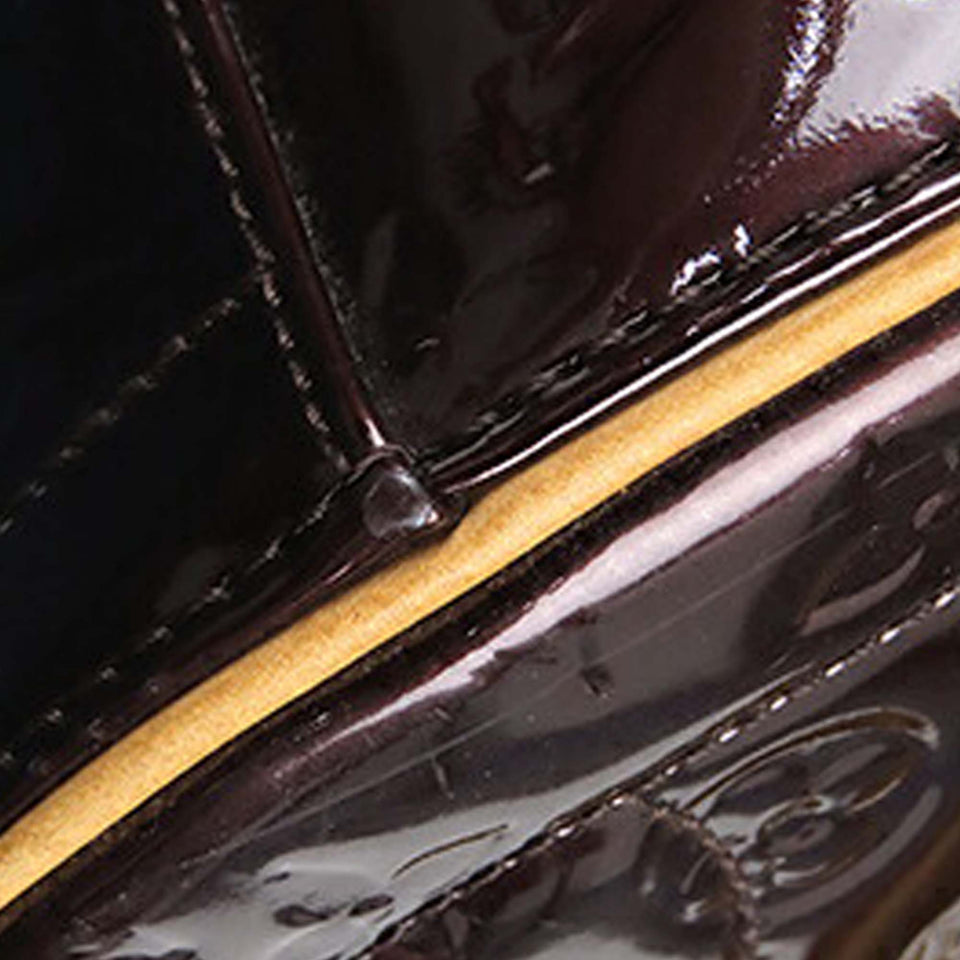 Purple Louis Vuitton Monogram Vernis Summit Drive Handbag