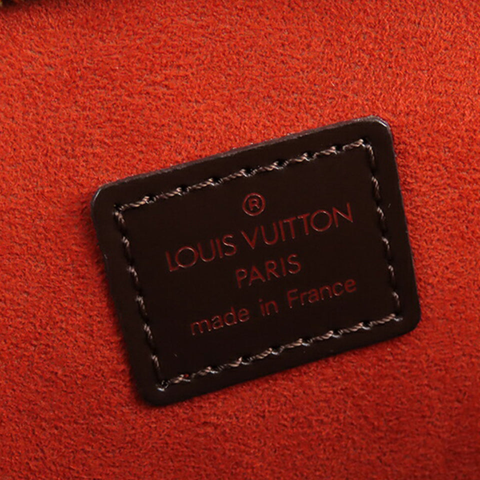 Brown Louis Vuitton Damier Ebene Venice Sac Plat GM Tote Bag
