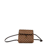 Brown Louis Vuitton Damier Sauvage Gazelle Crossbody Bag