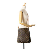 Brown Louis Vuitton Monogram Musette Salsa GM Crossbody Bag