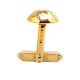 Gold Louis Vuitton Gold Plated Clou Rivet Cufflinks