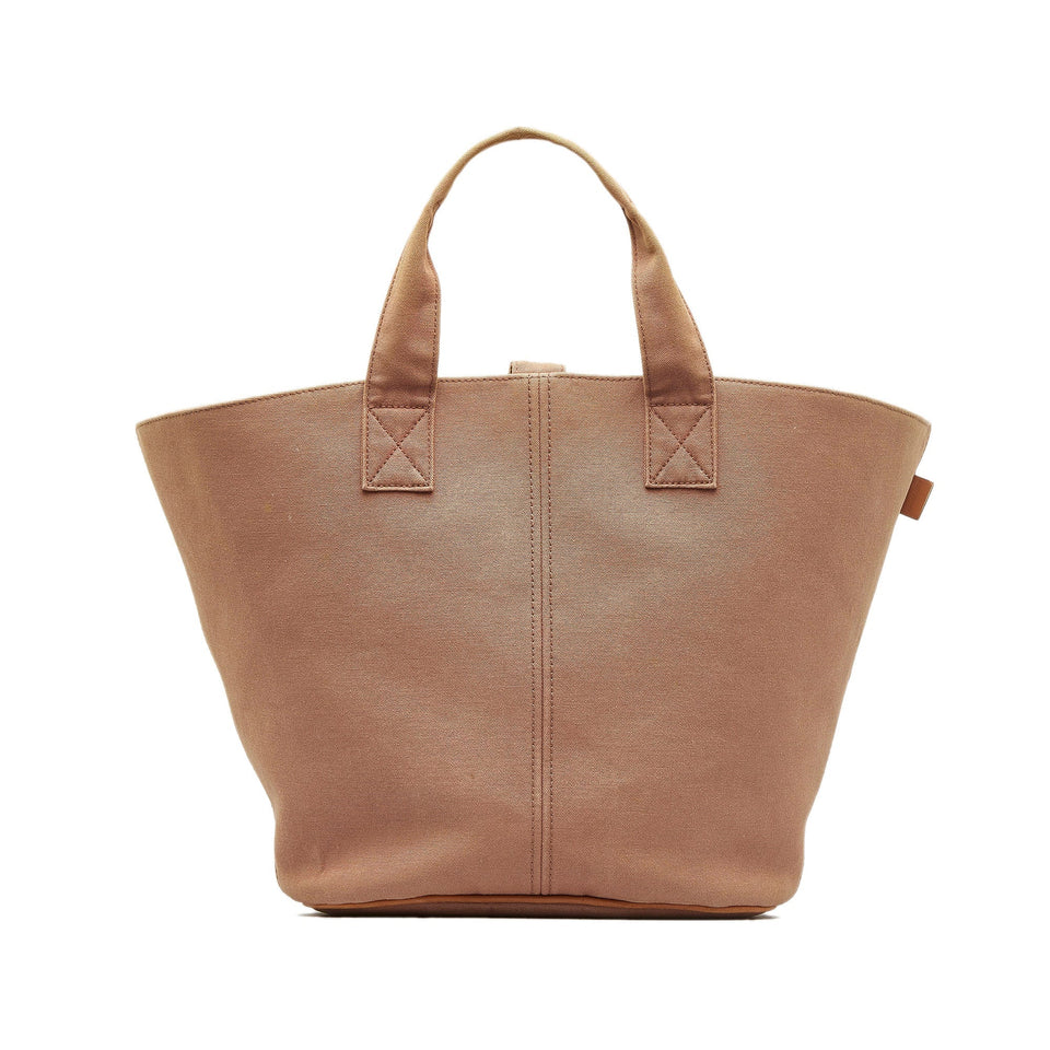 Brown Hermes Panier de Plage Tote Bag