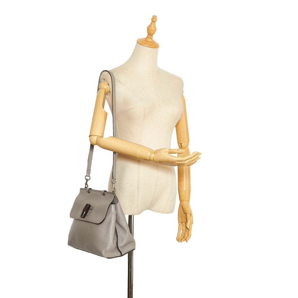 Gucci Bamboo Daily Medium Grey