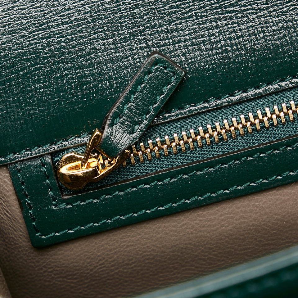 Gucci Sylvie 1969 Top Handle Bag Green