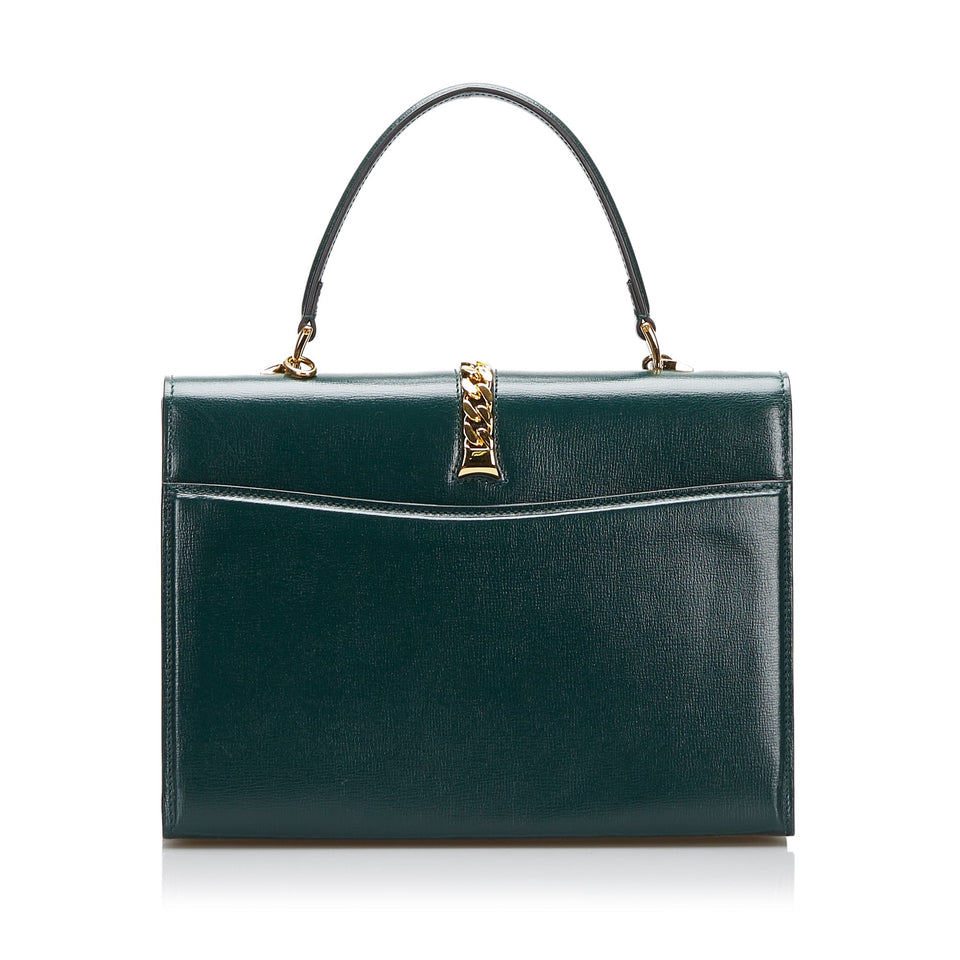 Gucci Sylvie 1969 Top Handle Bag Green