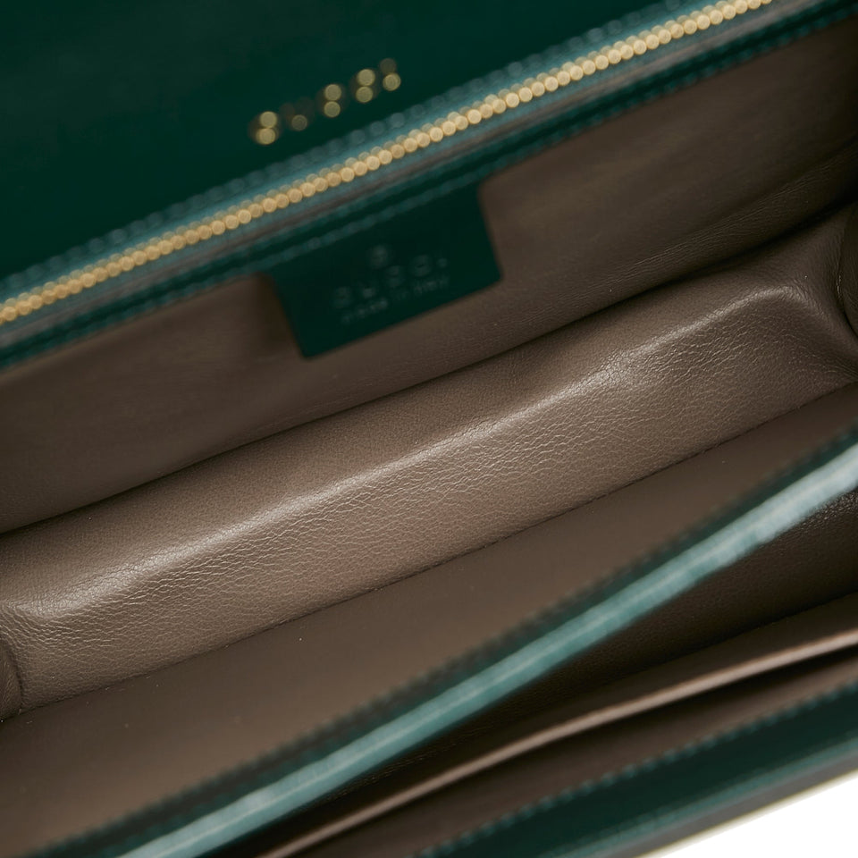 Gucci Sylvie 1969 Top Handle Bag Green