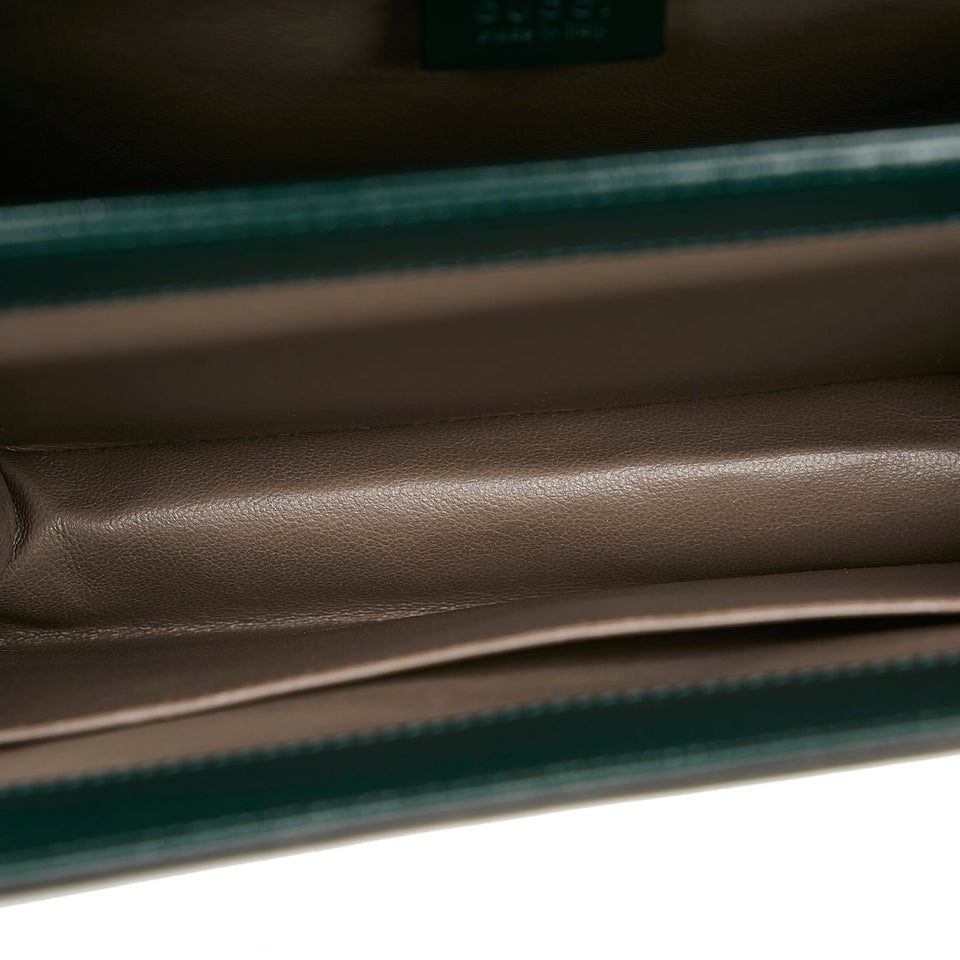 Gucci Sylvie 1969 Top Handle Bag Green
