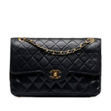 CHANEL Quilted Lambskin Double Flap Bag