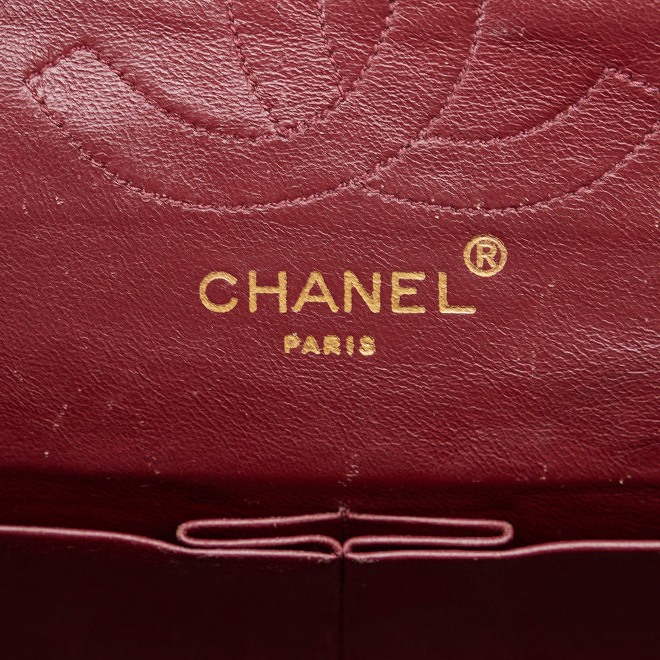 CHANEL Quilted Lambskin Double Flap Bag