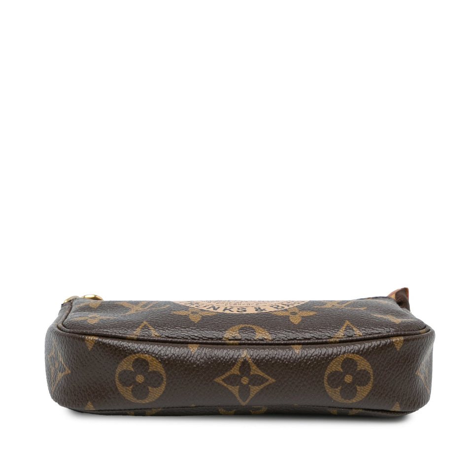 Brown Louis Vuitton Monogram Trunks and Bags Mini Pochette Accessoires