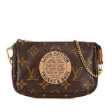 Brown Louis Vuitton Monogram Trunks and Bags Mini Pochette Accessoires