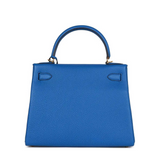 Hermes Kelly Retourne 28 Togo Bleu France Gold Hardware