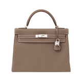 Hermes Kelly II 32 Togo Calfskin Retourne 18 Etoupe