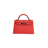 Hermes Kelly 20 Epsom Rose Jaipur Palladium Hardware