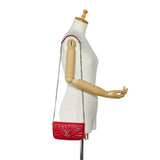 Red Louis Vuitton New Wave Chain Pochette Crossbody Bag