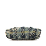 Blue Louis Vuitton Monogram Denim Raye Trousse Pouch
