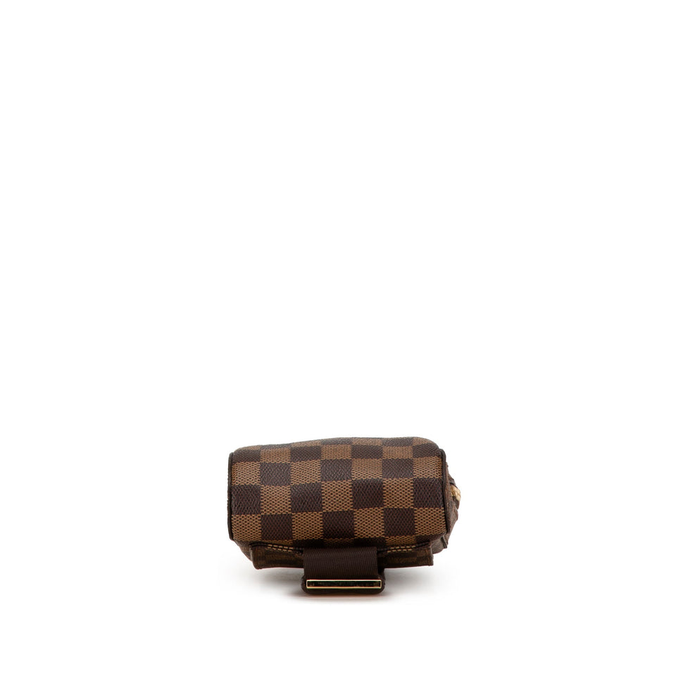 Brown Louis Vuitton Damier Ebene Geronimos Crossbody Bag