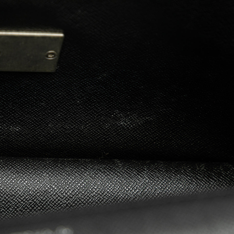 Black Louis Vuitton Taiga Selenga Clutch Bag