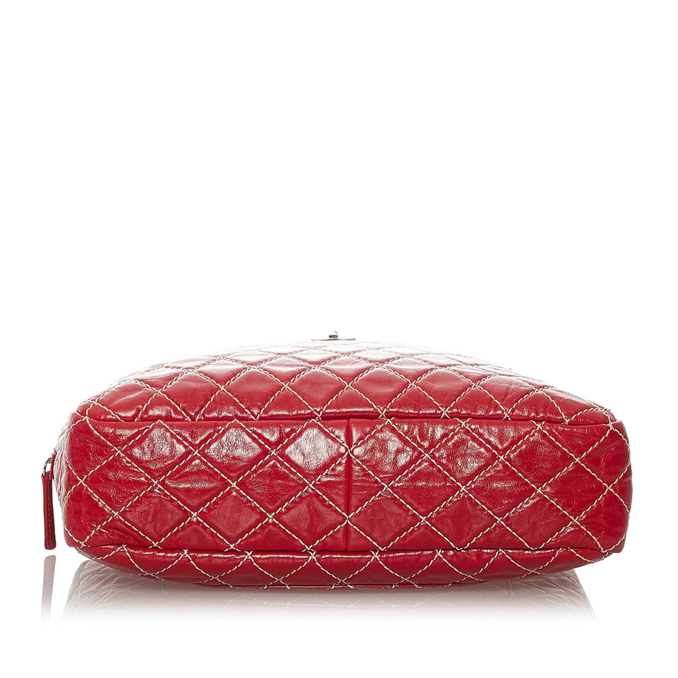 Chanel Reissue Shoulder Bag Red Quilted Lambskin