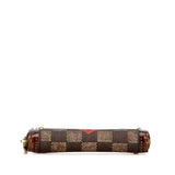 Brown Louis Vuitton Transformed Damier Ebene Time Trunk Zippy Coin Purse
