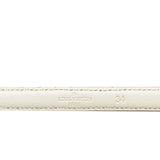 White Louis Vuitton Flowergram Ardillon Canvas Belt